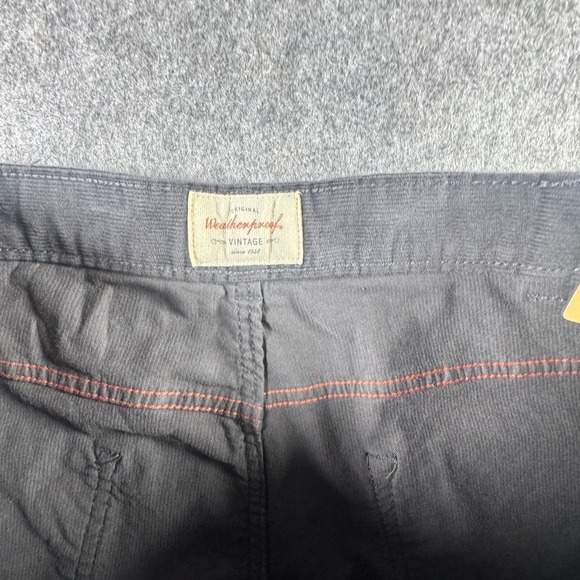 Weatherproof Vintage Mens Iron Gray 38x32 Corduroy 5 Pocket Straight Fit Pants - Picture 9 of 16